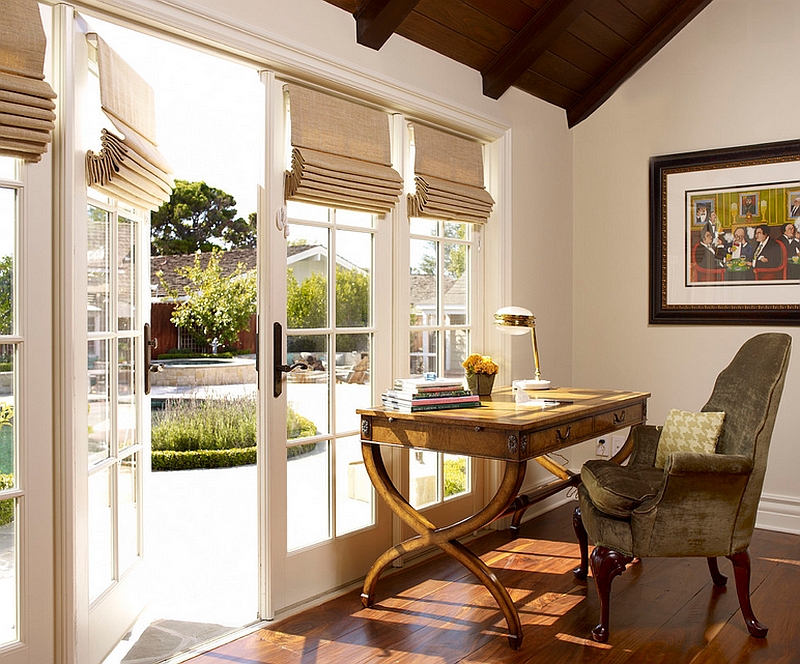 Shift between privacy and lovely views with ease thanks to the Roman Shades