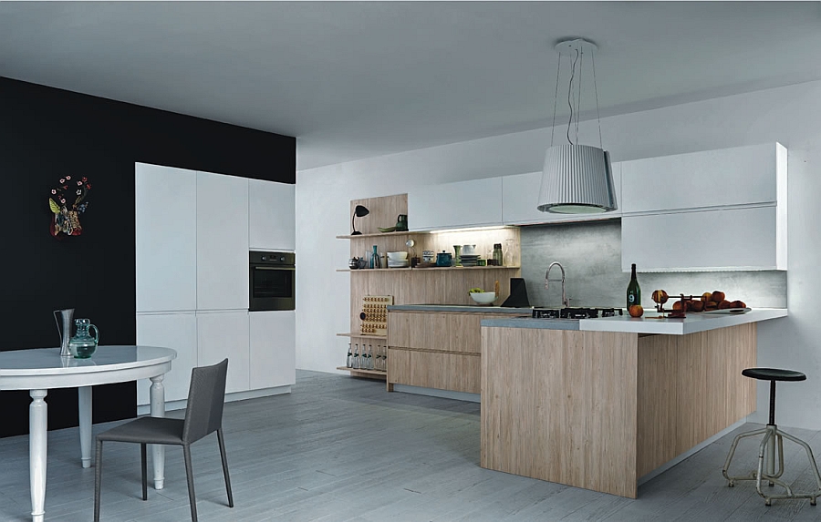 functional  fashionable kitchen  minimalism