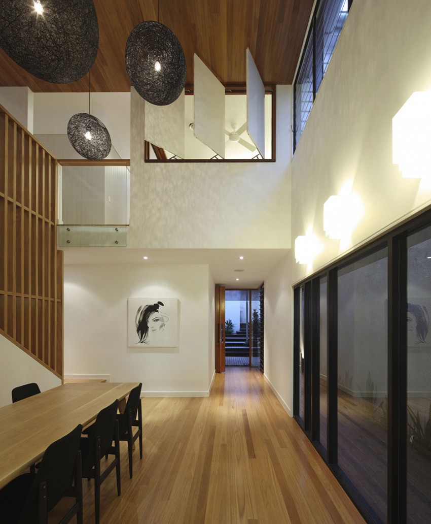 Smart interiors of the rennovatde Aussie home in light hues