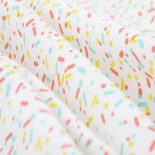 Sprinkle-themed sheets designed by Joy Cho for The Land of Nod