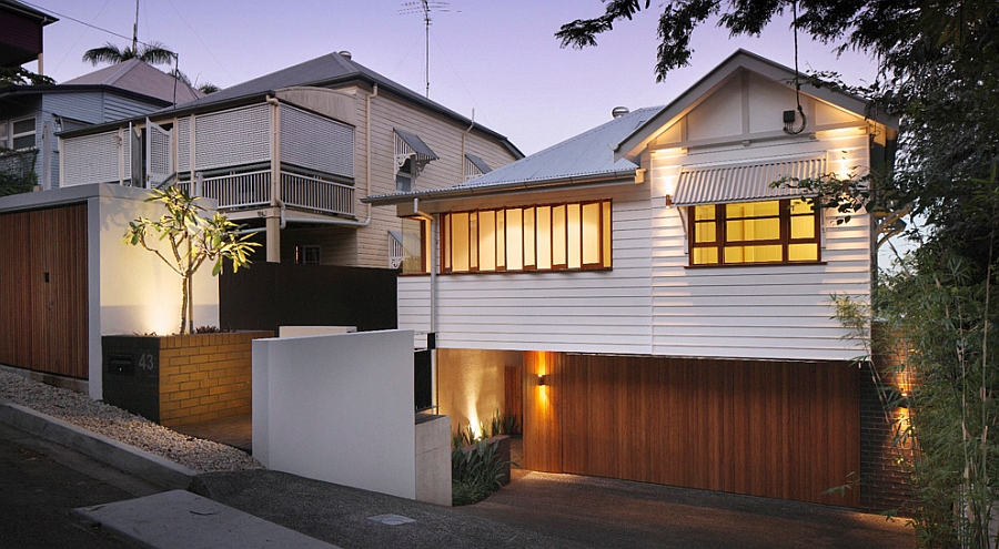 Street Facade of the Wilden Street House in Australia