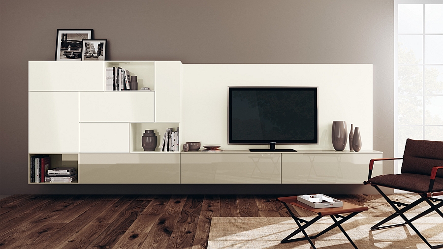 Stylish living room composition for those who love minimalism