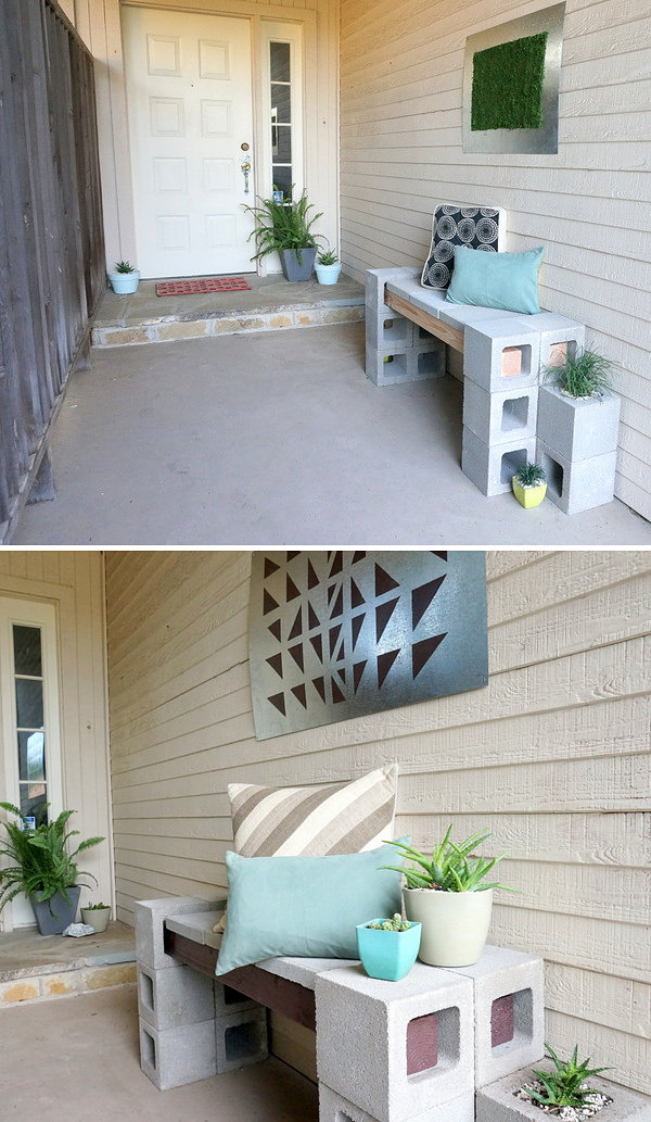 The evolution of a front patio