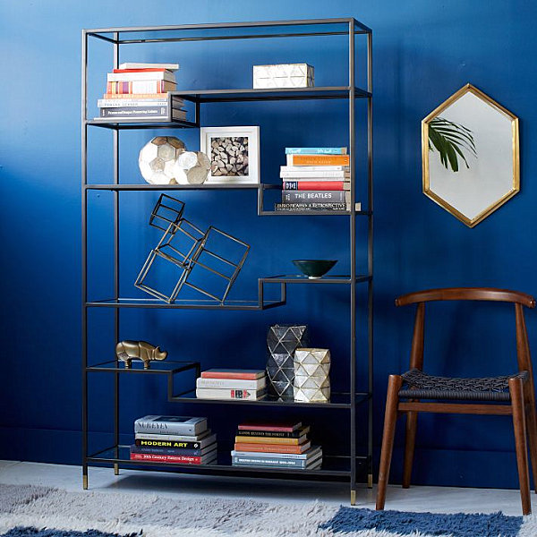 Tiered bookcase from West Elm