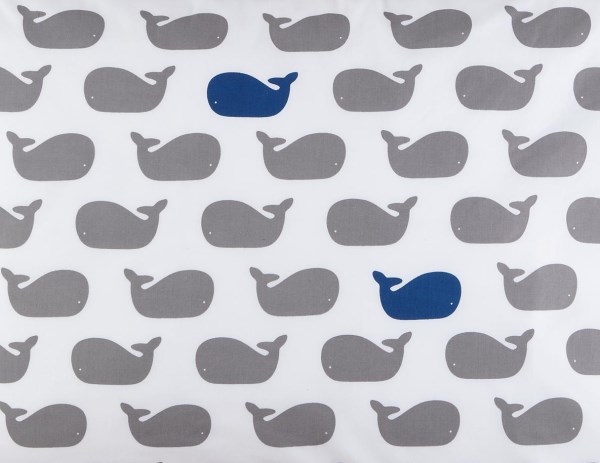 Whale pillowcase pattern from The Land of Nod