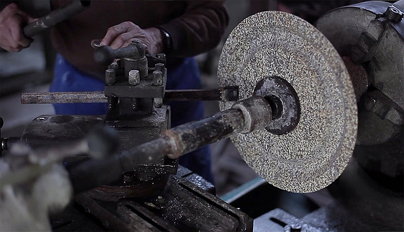 A look at the making of the exclusive granite  pendant