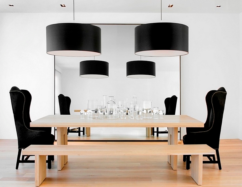 A simple way to turn towards black in the dining room