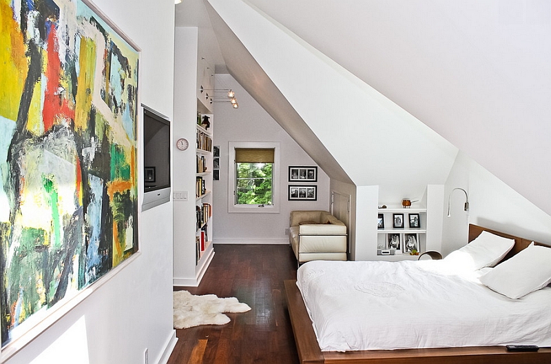 How To Decorate Rooms With Slanted Ceilings Or Walls