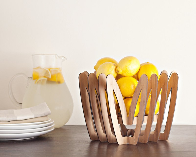 Bamboo Fruit Bowl from buProducts