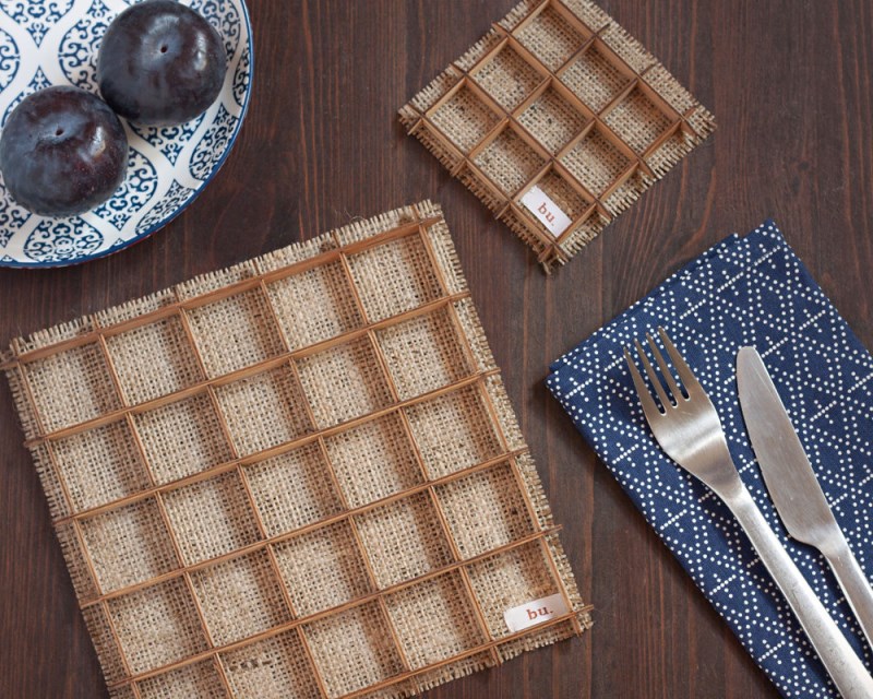 Bamboo Lattice Placemats from buProducts