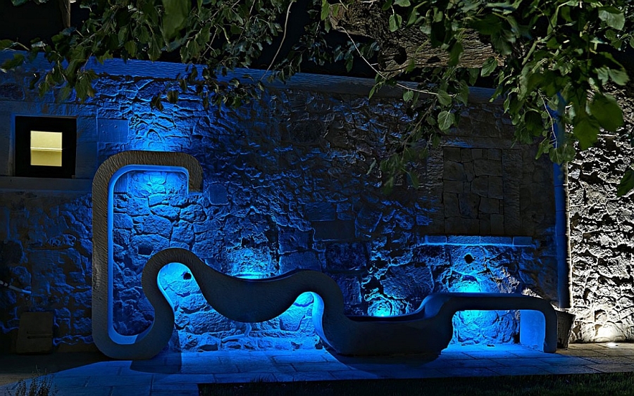 Beautiful LED lighting brings the outdoors alive at night