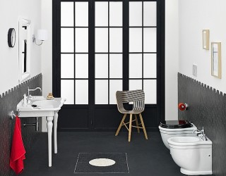 15 Black And White Bathroom Inspirations With A Touch Of Retro Charm