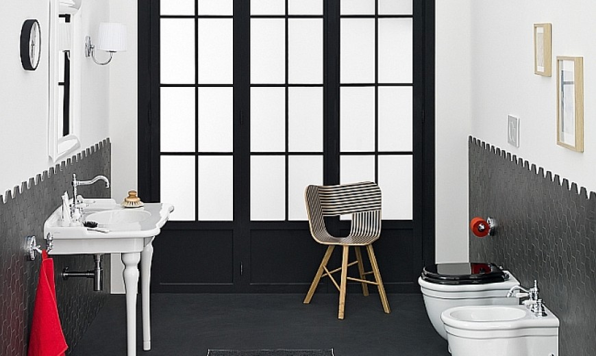 15 Black And White Bathroom Inspirations With A Touch Of Retro Charm