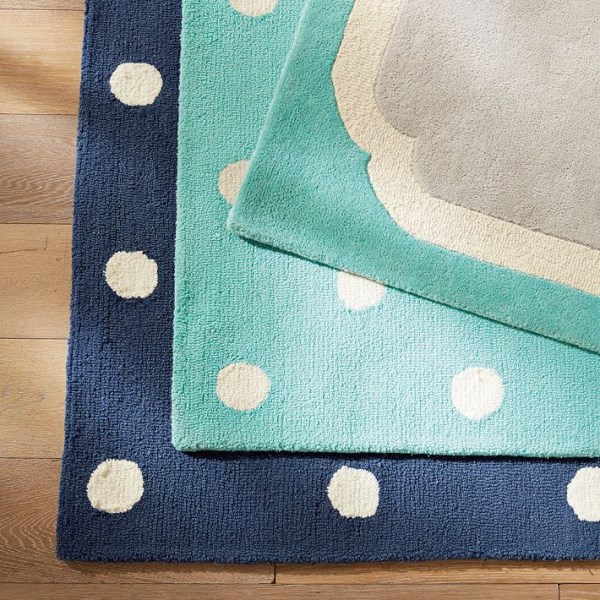 Bold rugs from PB Teen