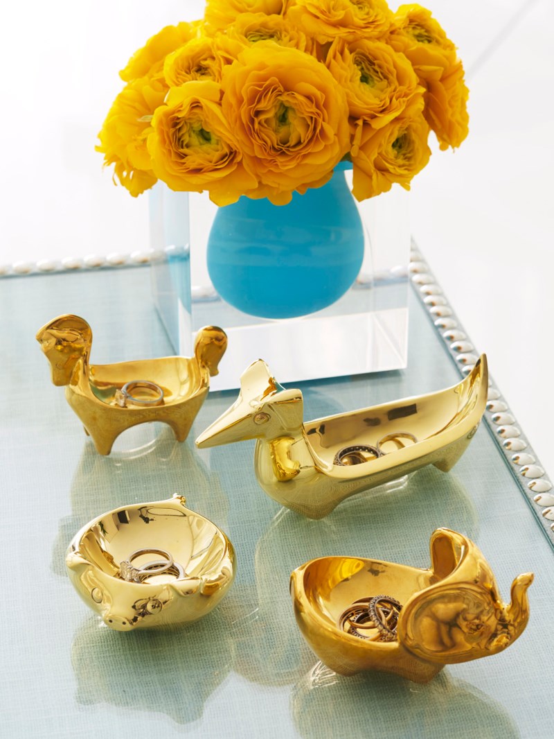 Brass animals from Jonathan Adler