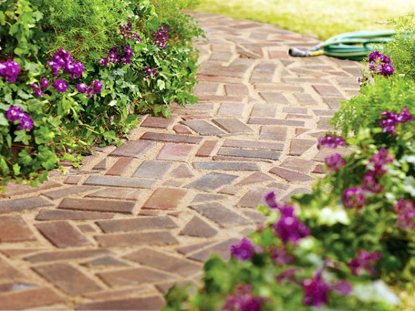 Brick paver pathway tutorial