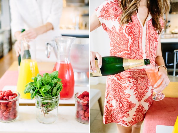 Build your own mimosa bar