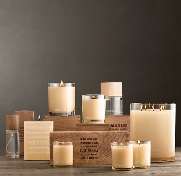 Candles from Restoration Hardware