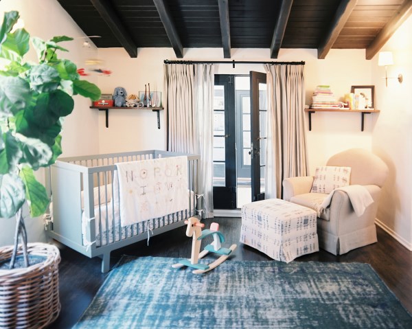 Chic earthy nursery