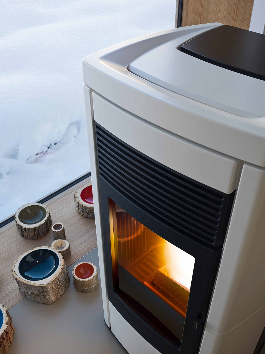 Closer look at the stylish stove from MCZ