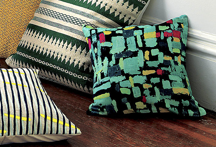 Colorful modern pillow