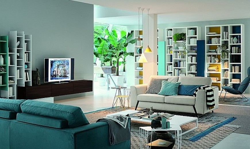 Modular Living Room Units Blend Italian Finesse With Modern Functionality