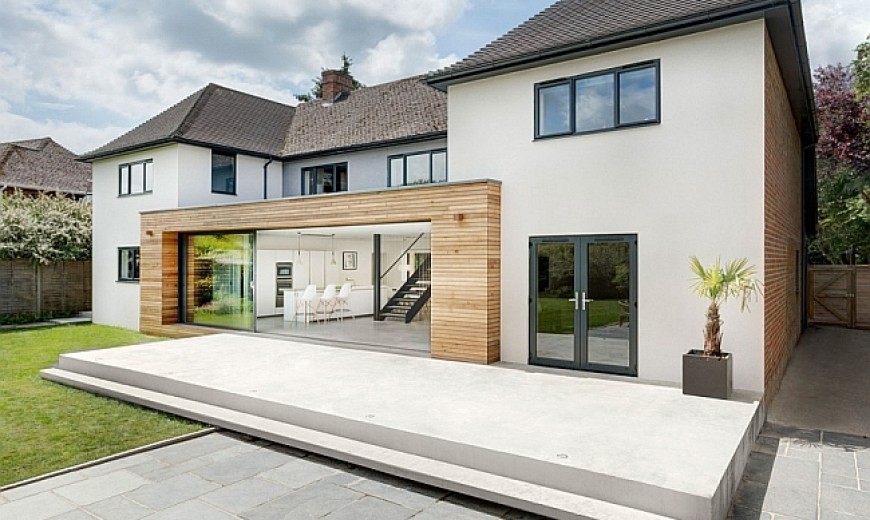 Classic English Home Gets A Grand Contemporary Update In Sparkling Style