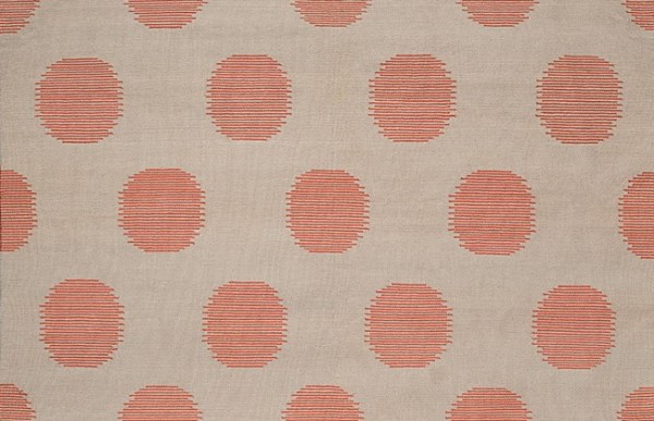 Coral dotted rug