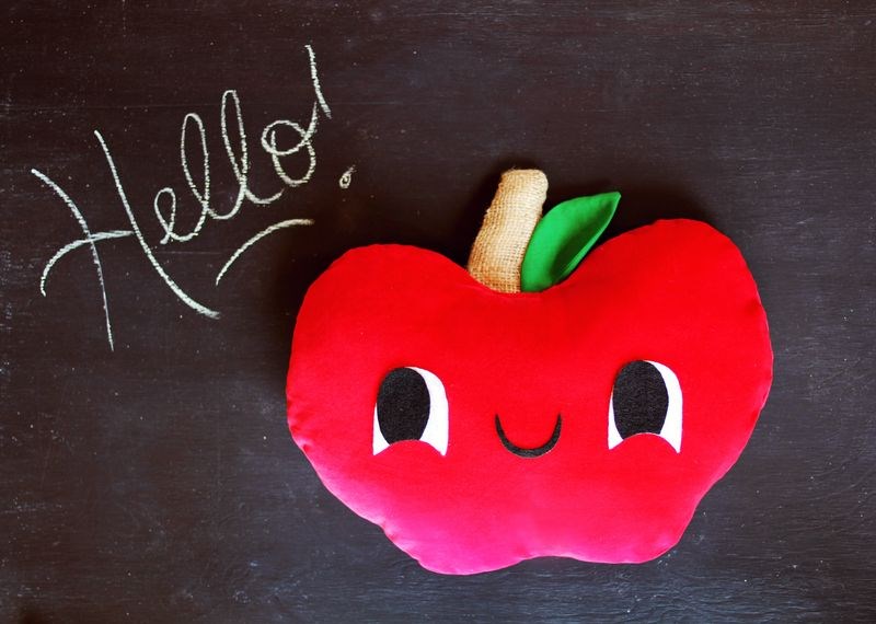 DIY apple pillow