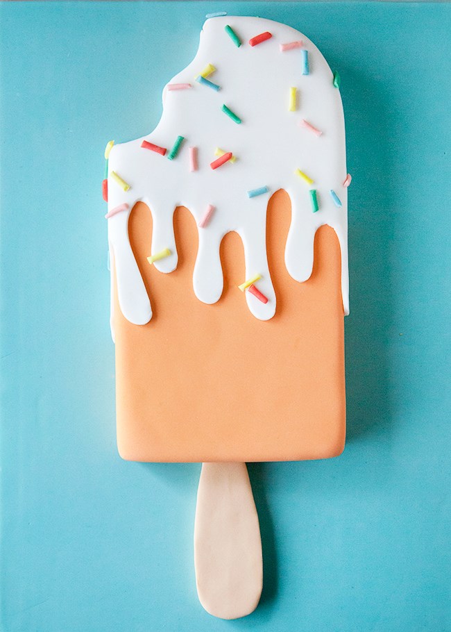 DIY popsicle cake project
