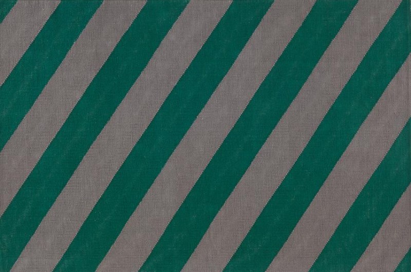 Diagonal stripe rug