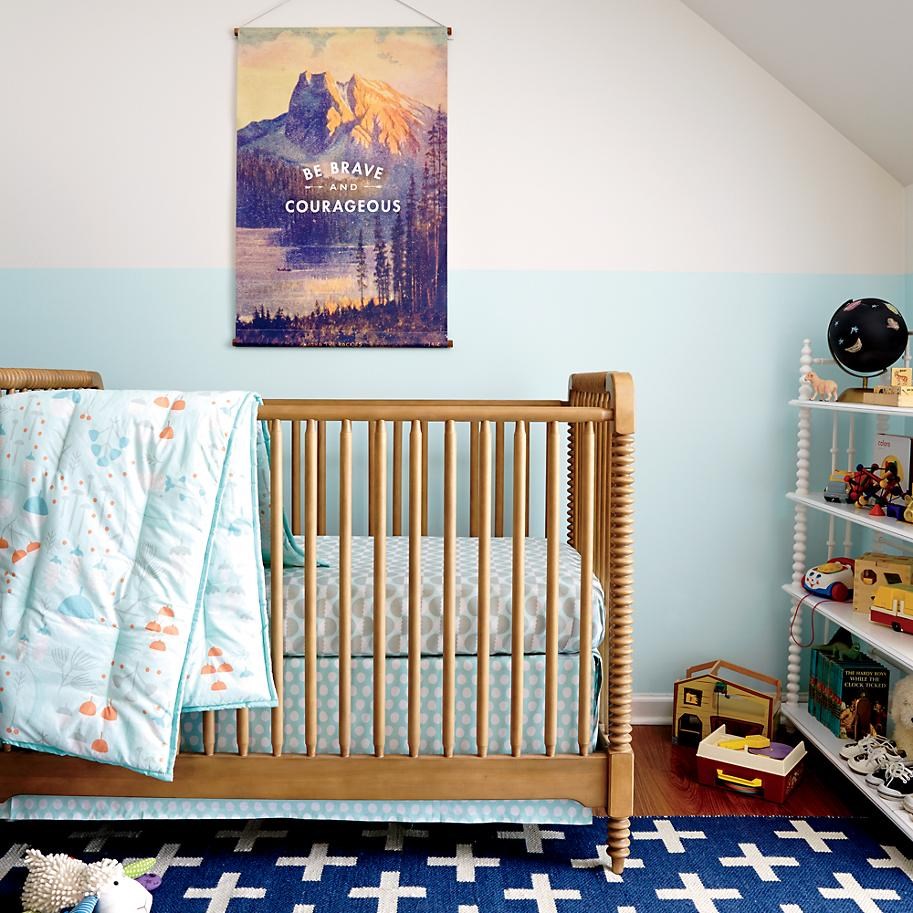 Eclectic nursery design