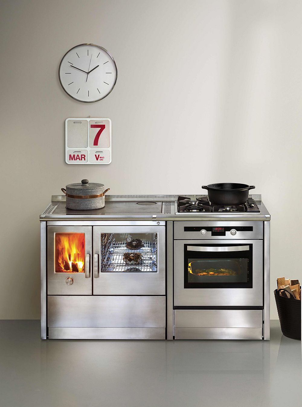 Elegant and exclusive series of wood-burning cookers from J.Corradi