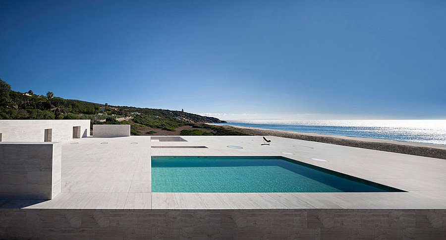 Expansive rooftop pool and deck space steals the show