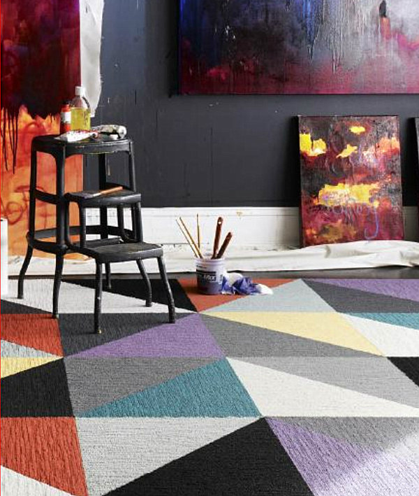 contemporary carpet tiles