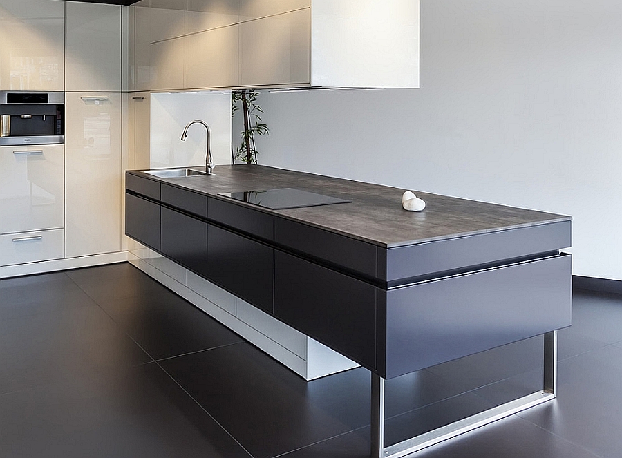 Fabulous Neolith Iron Collection surface for the kitchen in chic grey
