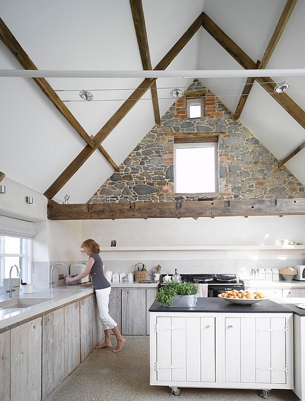 Fabulous kitchen blends the rustic with the modern