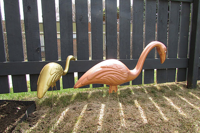 Golf flamingo DIY project