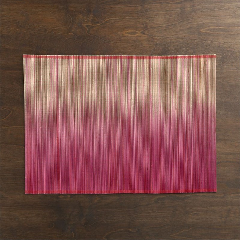 Hand-dyed placemats