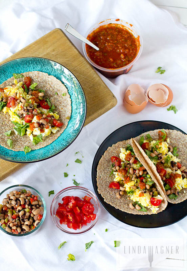 Healthy Southwestern breakfast taco recipe