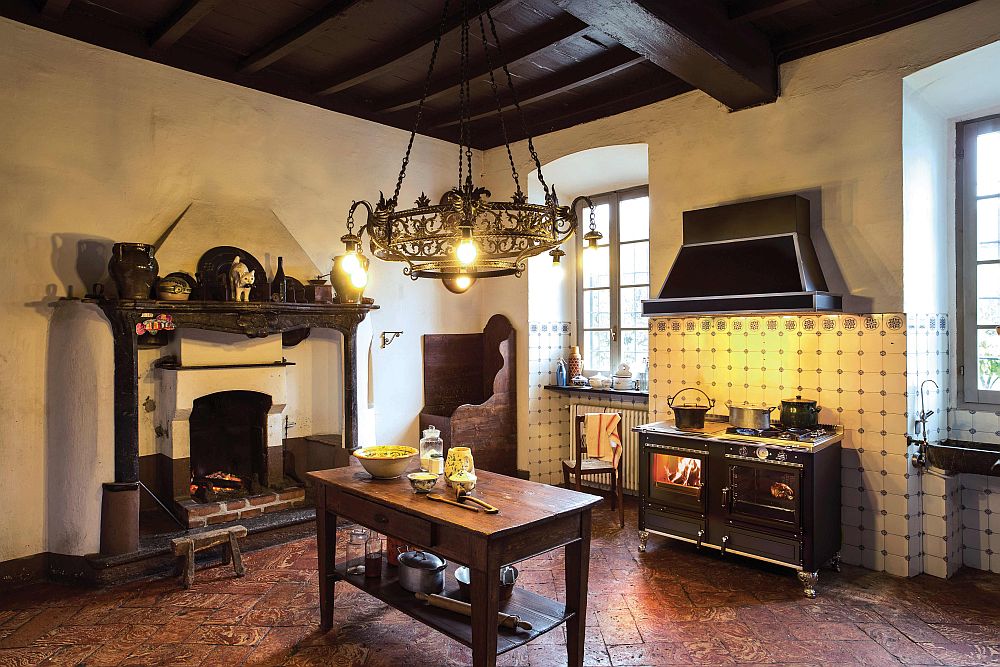 Ideal kitchen to feature the Rustica wood-burning cooker from J. Corradi