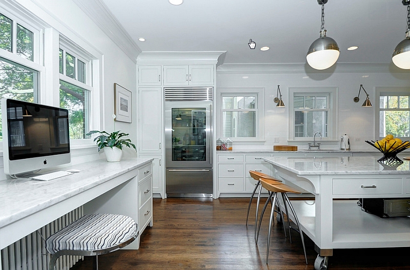 Incorporate ample storage options within the movable kitchen island