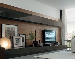 Resourceful Living Room Wall Unit Adapts To Suit Your Dynamic Urban Lifestyle