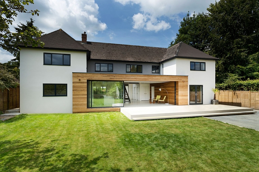 Lovely family house in Winchester, England gets a trendy modern update