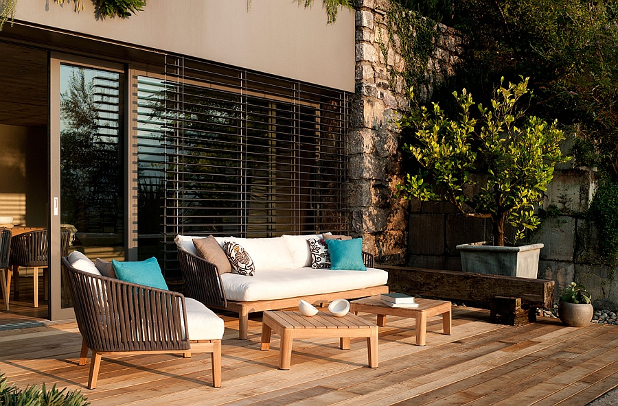 MOOD Collection of Club Chairs and Sofas shape the trendy deck space