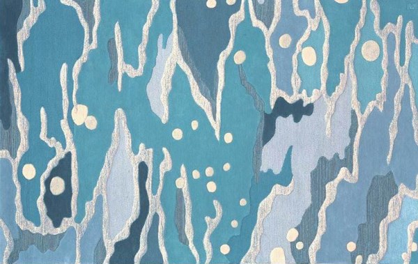 Ocean rug by Angela Adams