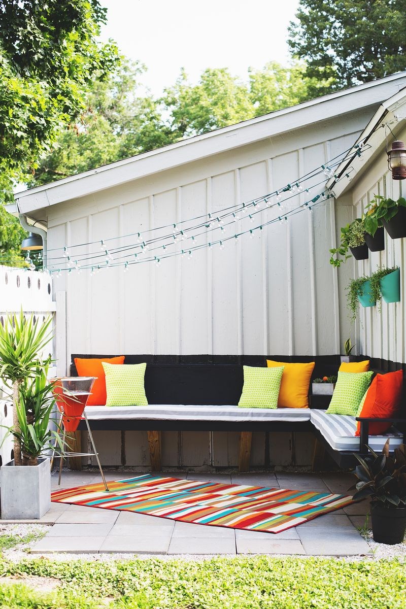 Outdoor party space DIY