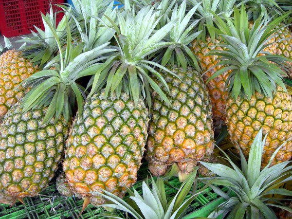 Pineapples make an ideal centerpiece