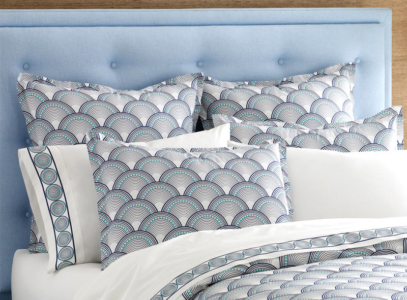 Scale patterned shams from Jonathan Adler