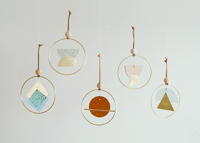 Sculptural mini chimes